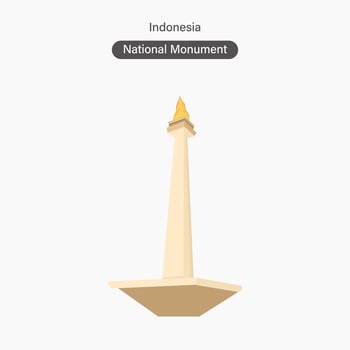 Indonesia Jakarta Monas, National Monument vector