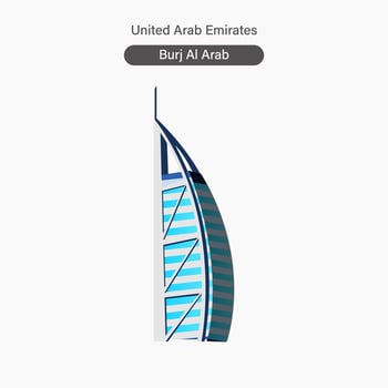 United Arab Emirates, Burj Al Arab vector
