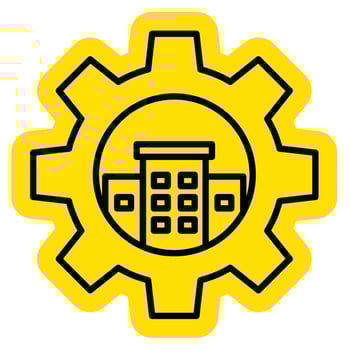 Smart Building Icon vector