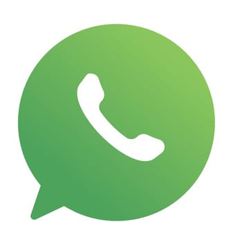 Hotline green icon vector