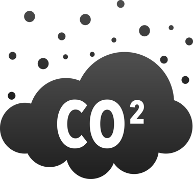Co2 emissions icon. Carbon dioxide. Car CO2 cloud. png