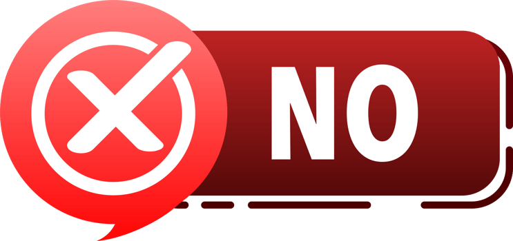 Yes and No button. Approved and Rejected. Yes no in speech bubble. Check marks. png