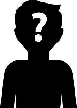 Unknown person. Incognito, Anonymous male. silhouette profile avatar. illustration. png
