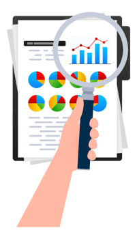 Data analysis. analytic finance graph report. Financial audit research analysis. png