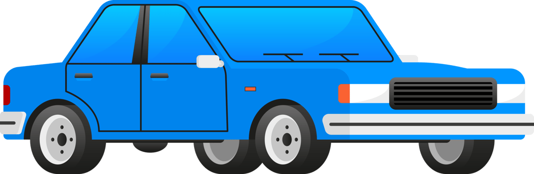 Flat cars set. Car collection. illustration. png