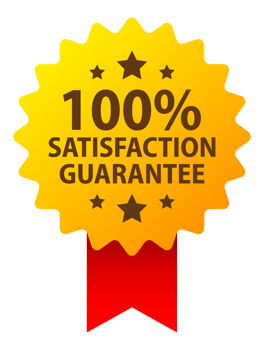 100 percent satisfaction guarantee label. Guarantee badge png