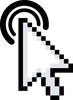 Computer mouse click cursor. Click arrow. Pointer cursor png