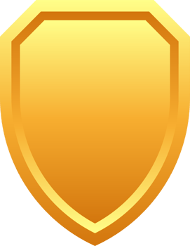 Set of shields. Protect signs. Knight award. Security label png