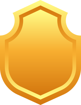 Set of shields. Protect signs. Knight award. Security label png