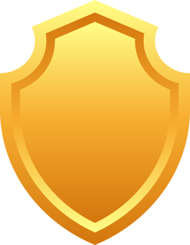 Set of shields. Protect signs. Knight award. Security label png