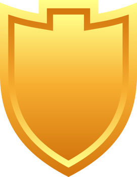 Set of shields. Protect signs. Knight award. Security label png