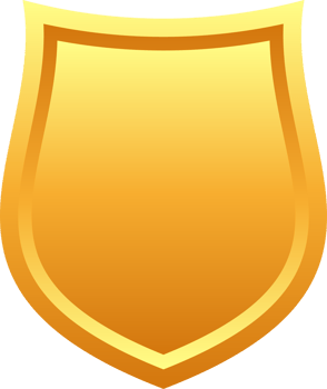 Set of shields. Protect signs. Knight award. Security label png