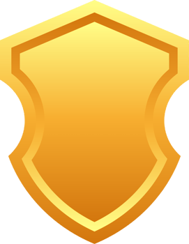 Set of shields. Protect signs. Knight award. Security label png