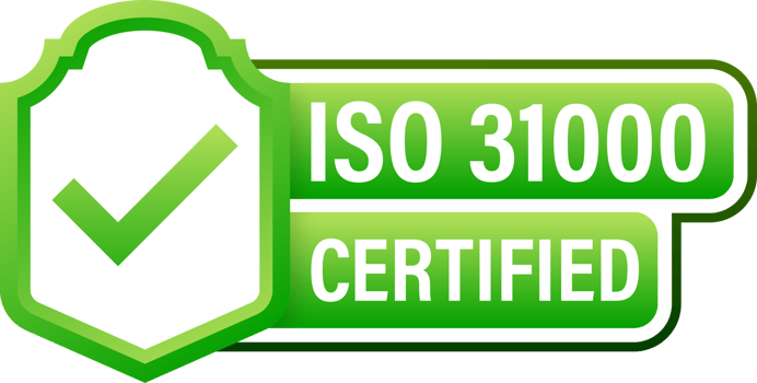 ISO certified set stamp and labels. Quality management system certified png