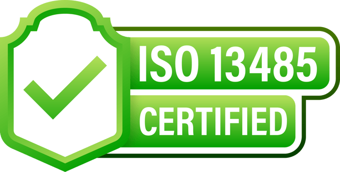 ISO certified set stamp and labels. Quality management system certified png