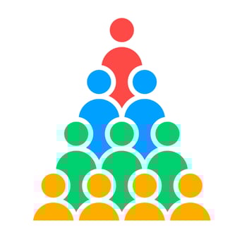Oganization Icon, team Work Bussines vector