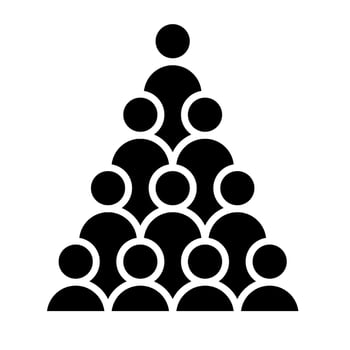 Management Structure Icon vector