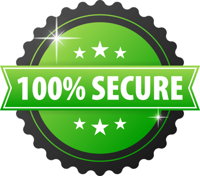 100 percent Secure label Maximum data protection and security png