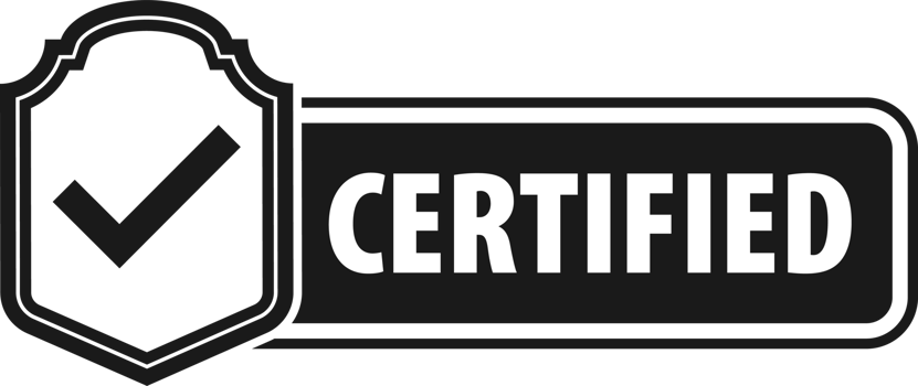 Certified Label, Official confirmation of quality and compliance with standards png