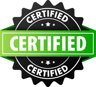 Certified Label, Official confirmation of quality and compliance with standards png