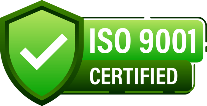ISO certified set stamp and labels. Quality management system certified png