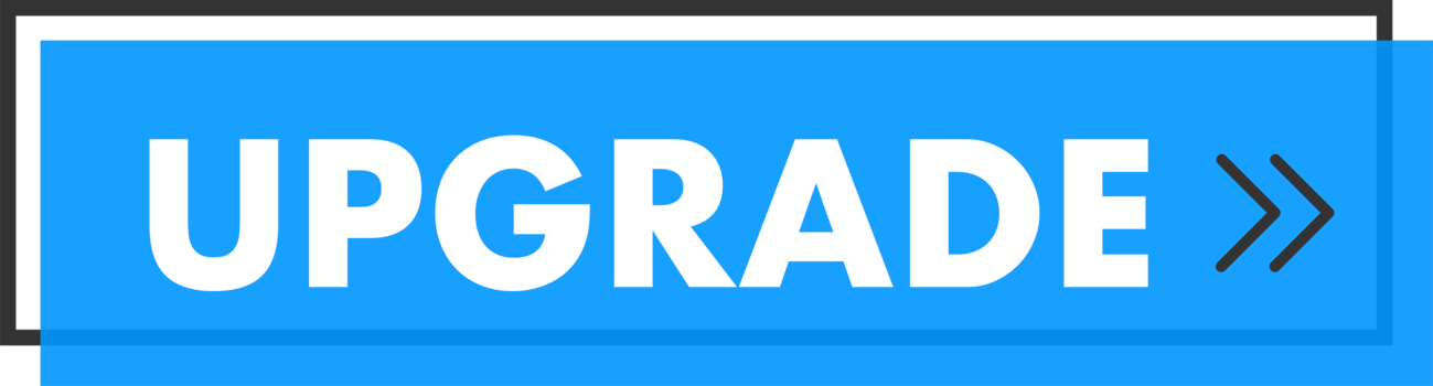 Set of upgrade button. Hand pointer clicking. Upgrade web buttons png