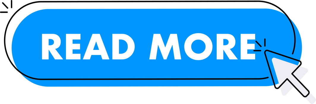 Set of read more button. Hand pointer clicking. read more web buttons png