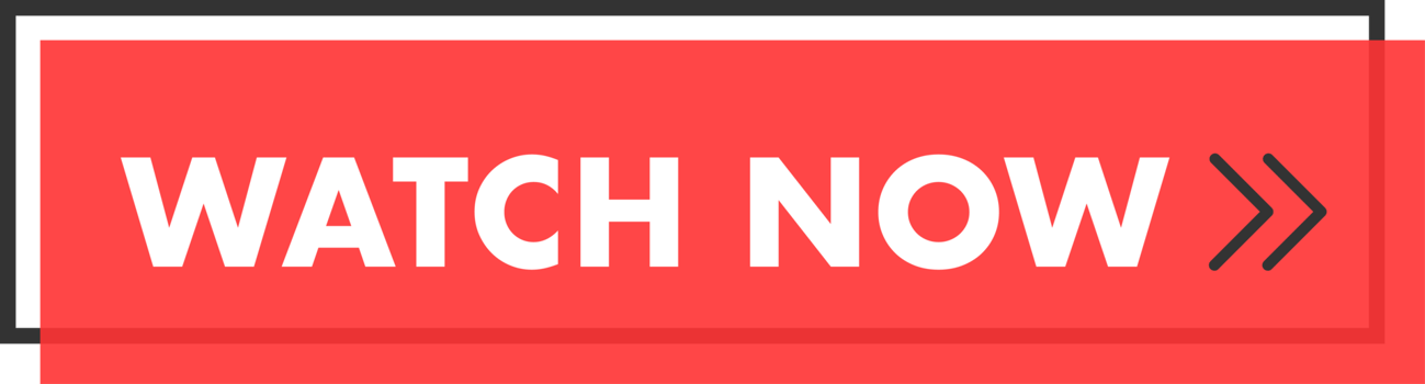 Set of Watch now button. Hand pointer clicking. Watch now web buttons png