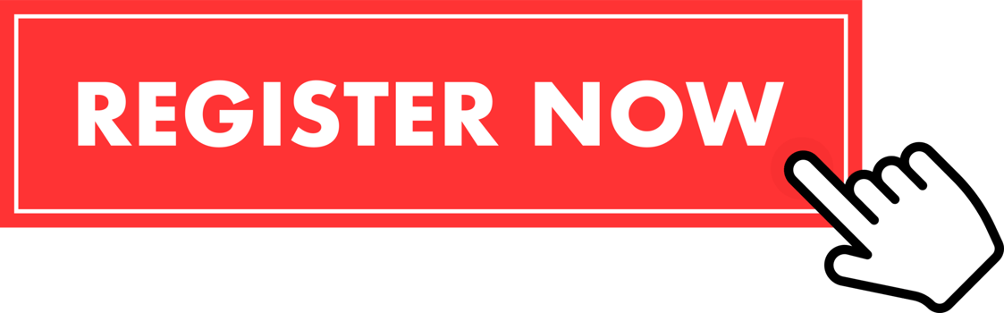 Set of Register now button. Hand pointer clicking. Register now web buttons png
