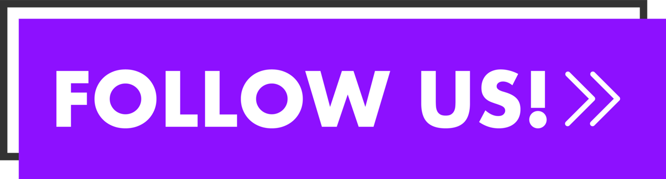 Set of Follow us button. Hand pointer clicking. Follow us web buttons png