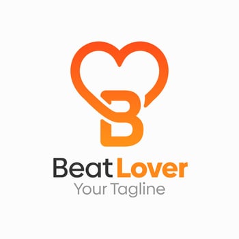 Beat Lovers Logo Design Template. Good for Business, Agency, Community and Organization vector
