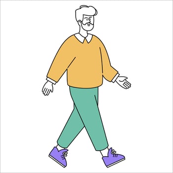 Businessman. Flat Illustration vector