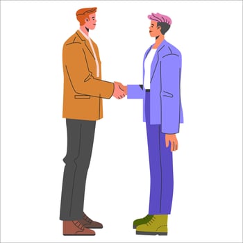 Diversity Businesswoman. Flat Illustration vector