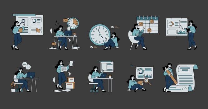Business People. Flat Illustration vector