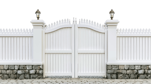 Garden Gate isolate on transparency background png