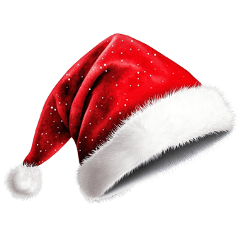 A classic red Christmas hat png