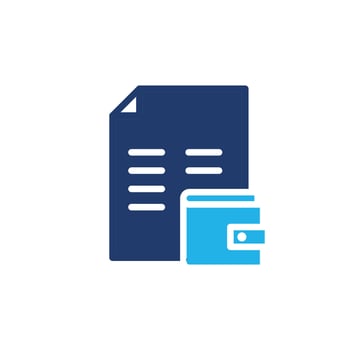 payment record colored icon design good for web or mobile app vector