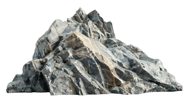 Rock Mountain isolate on transparency background png