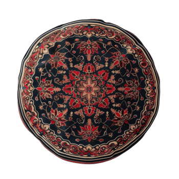 ottoman furniture top view full length isolate on transparency background png