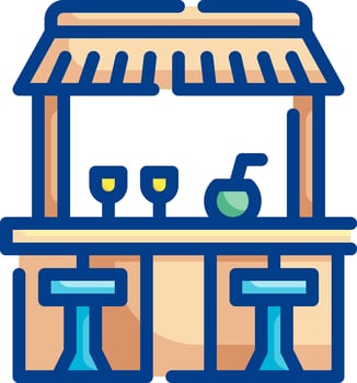 Bar icon illustration vector