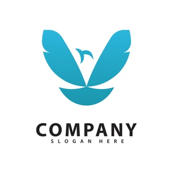 Letter V Simple template Logo vector