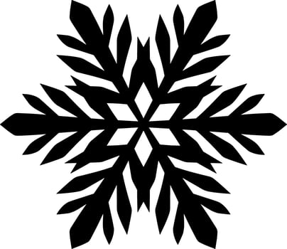 Snowflake xmas icon Christmas winter design vector