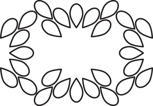 Minimal Floral Outline Sketch png