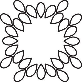 Minimal Floral Leaf Outline png