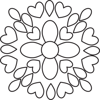 Flower Bloom Decorative Sketch png