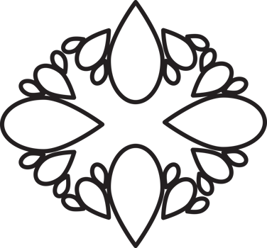 Vintage Natural Floral Outline png
