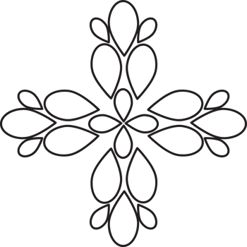 Bloom and Foliage Outline png