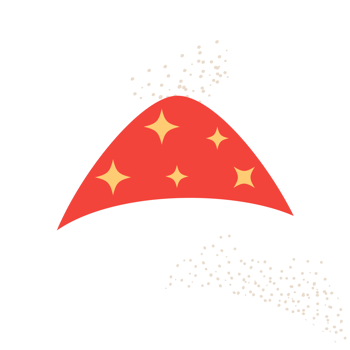 Santa red hat png