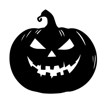 silhouette of jack-o'-lantern png
