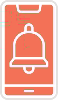 Alarm Icon Design Illustration vector